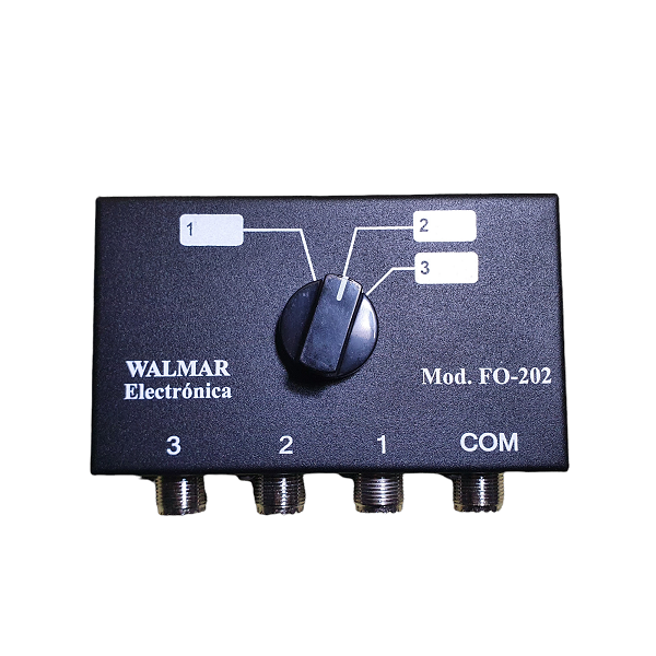 Llave Selectora Para 3 Antenas Hf  450 Watts  Walmar Fo 202