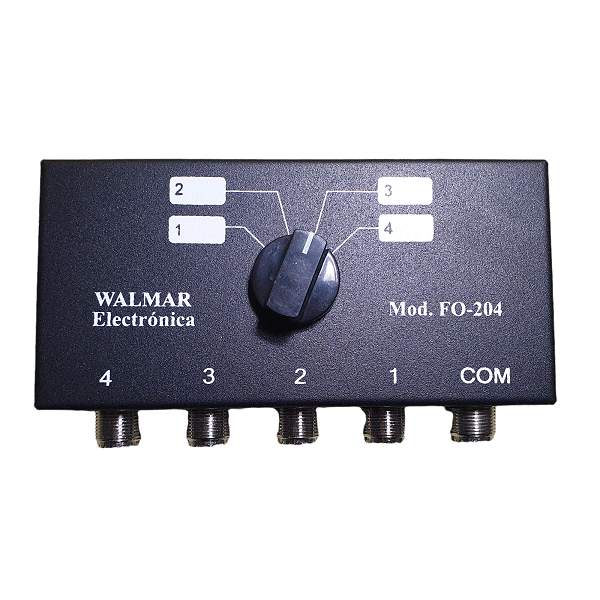 Llave Selectora Para 4 Antenas Hf 450 Watts Walmar Fo 204
